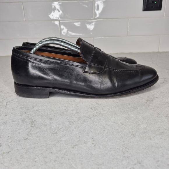 Allen Edmonds Lake Forest Loafers Shoes Black Leather‎ Hand Crafted in USA  12 D main image 11